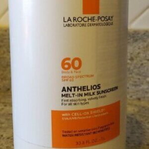 LARGE (1L) LaRoche Posay SPF 60 Melt-in Milk Sunscreen with pump-Face & Body